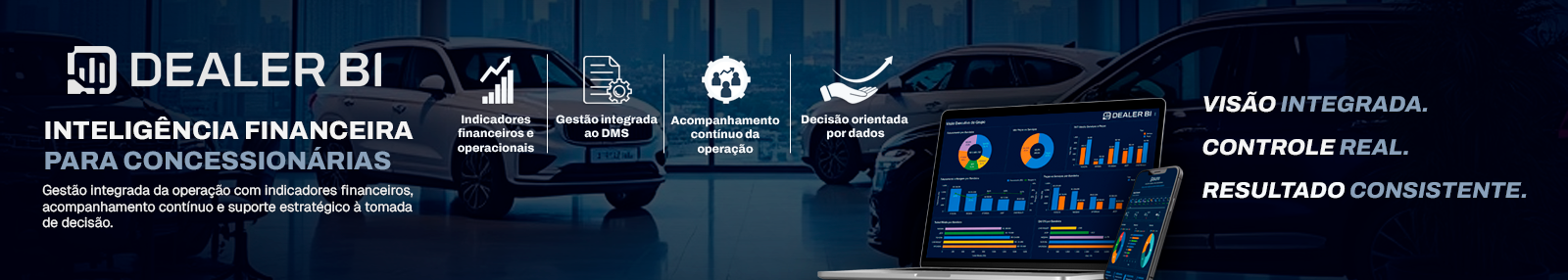 DealerBi Dashboard — plataforma de Business Intelligence para concessionárias